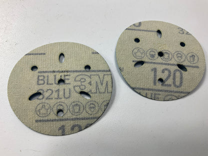 3M 36144 Multi-Hole Hook & Loop 120 Grit 3'' Sanding Disc (50/Pack)