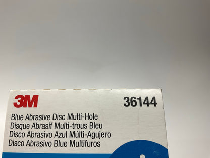 3M 36144 Multi-Hole Hook & Loop 120 Grit 3'' Sanding Disc (50/Pack)