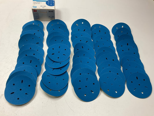 3M 36145 Multi-Hole Hook & Loop 150 Grit 3 In. Sanding Disc (50/Pack)