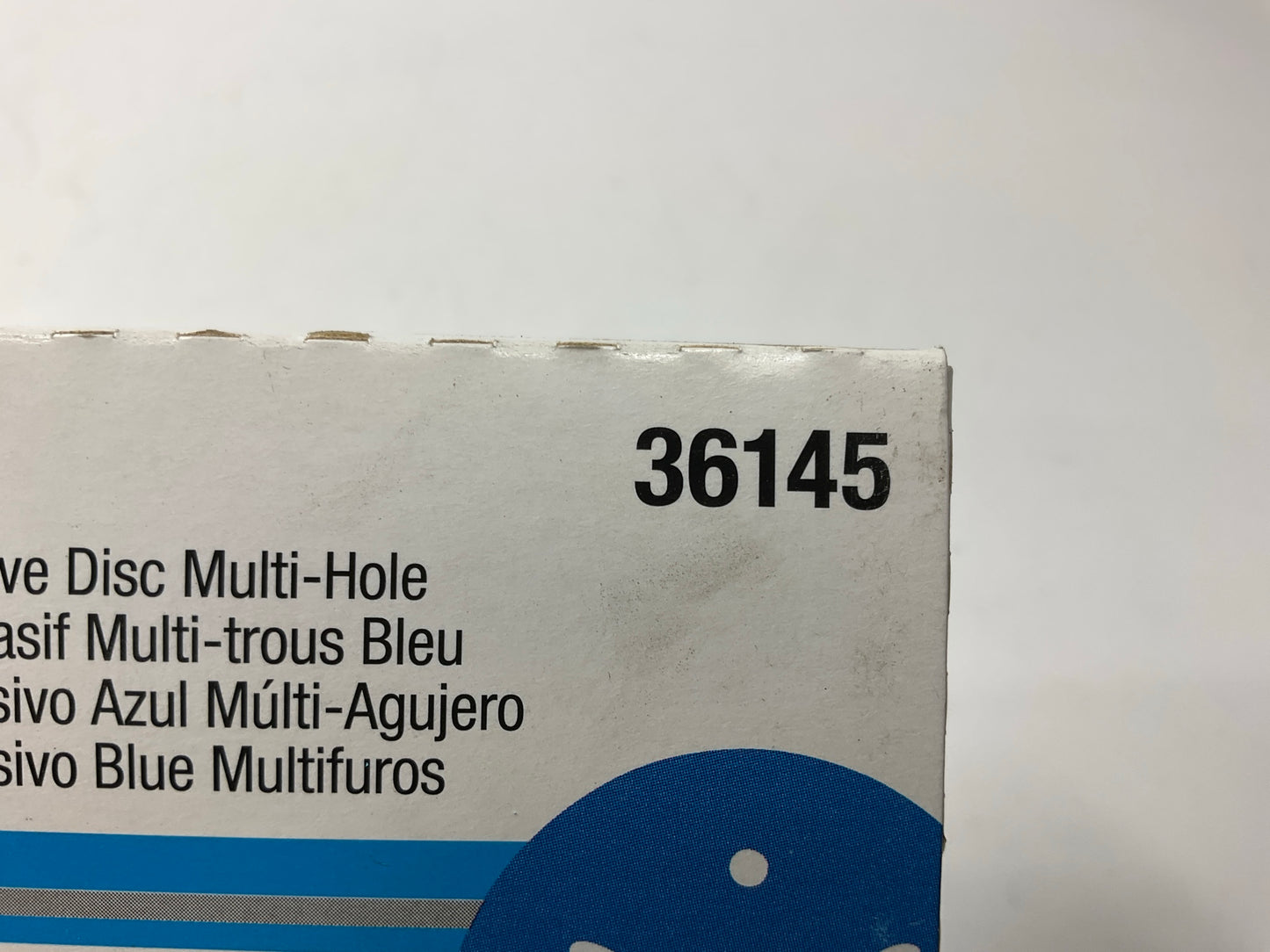 3M 36145 Multi-Hole Hook & Loop 150 Grit 3 In. Sanding Disc (50/Pack)