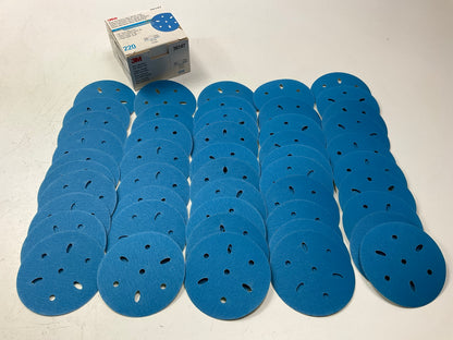3M 36147 Multi-Hole Hook & Loop 220 Grit 3'' Sanding Disc (50/Pack)