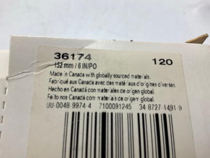 3M 36174 120 Grit Hookit Blue Abrasive Sanding Disc Multi-hole 6'', 50 / Box