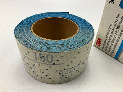 3M 36190 Hookit Blue Abrasive Sheet Roll Multi-hole, 2.75'' X 13 Yd, 150 Grade