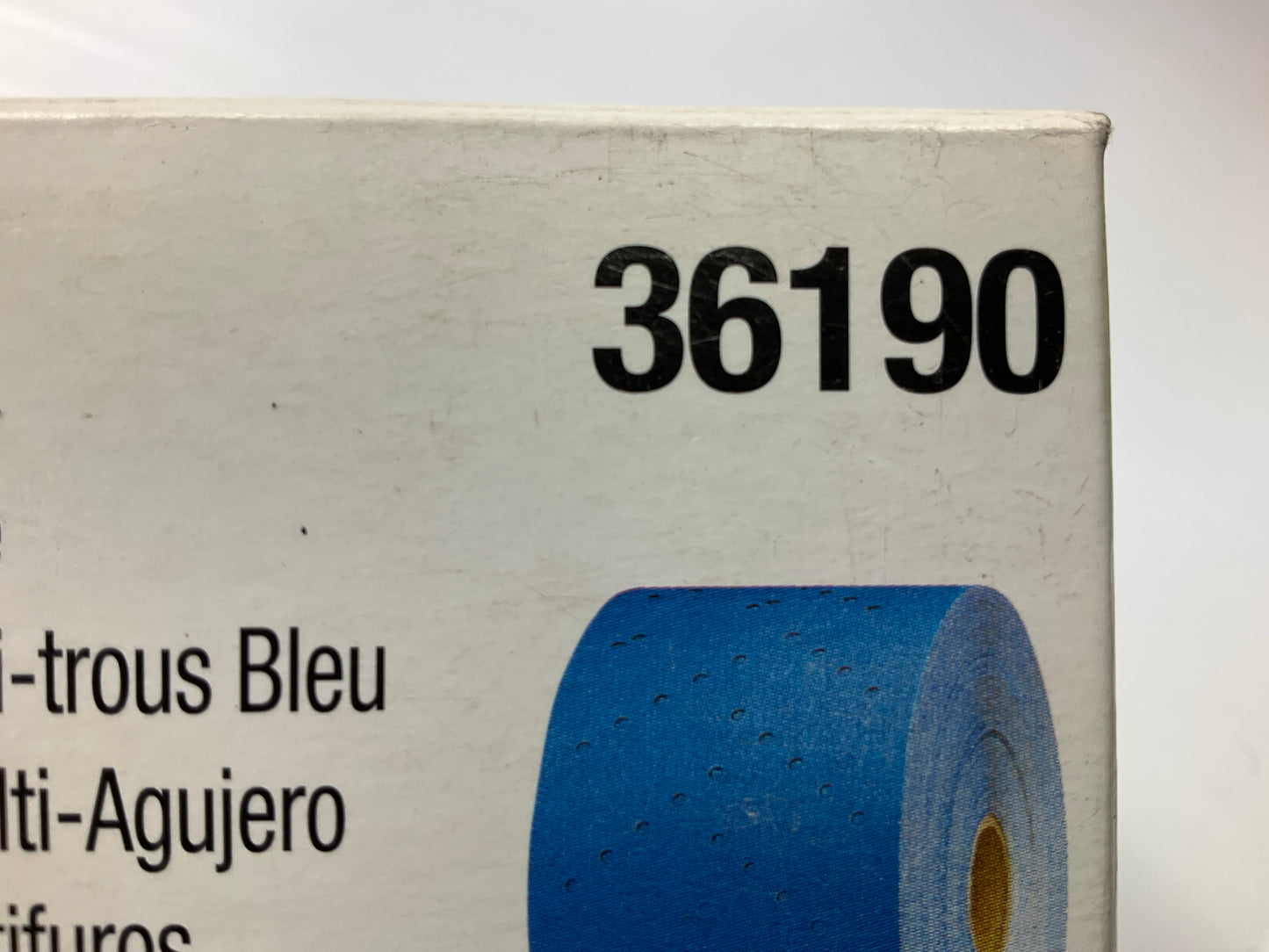 3M 36190 Hookit Blue Abrasive Sheet Roll Multi-hole, 2.75'' X 13 Yd, 150 Grade