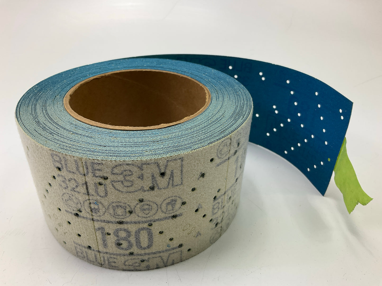 3M 36191 Hookit Blue Abrasive Sheet Sanding Roll 2.75''x13 Yard, 180 Grade