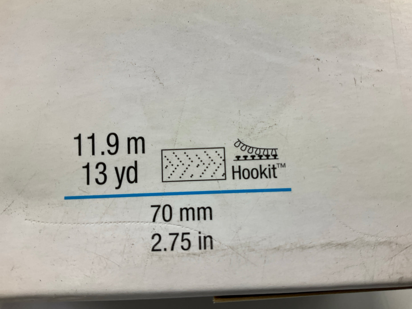 3M 36191 Hookit Blue Abrasive Sheet Sanding Roll 2.75''x13 Yard, 180 Grade