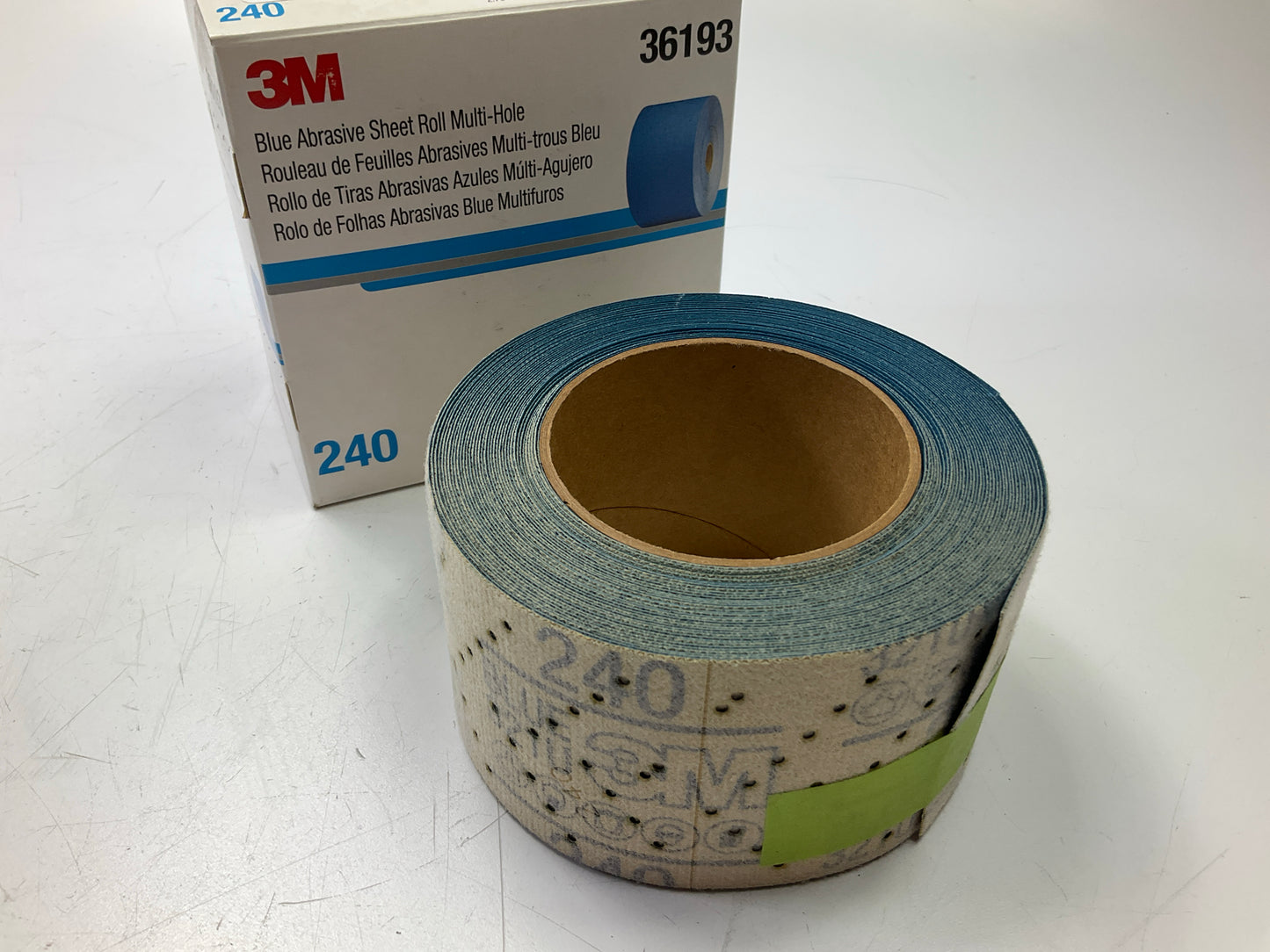 3M 36193 321U Series Multi-Hole 240 Grit 2-3/4 In. X 13 Yd Abrasive Sheet Roll