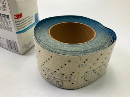 3M 36198 Hookit Blue Abrasive Sheet Roll Multi-hole (2.75'' X 13 Yard) 600 Grit