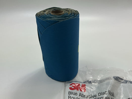 3M 36206 Stikit Blue Abrasive 6'' Sanding Disc 180 Grit,  100 Discs / Roll