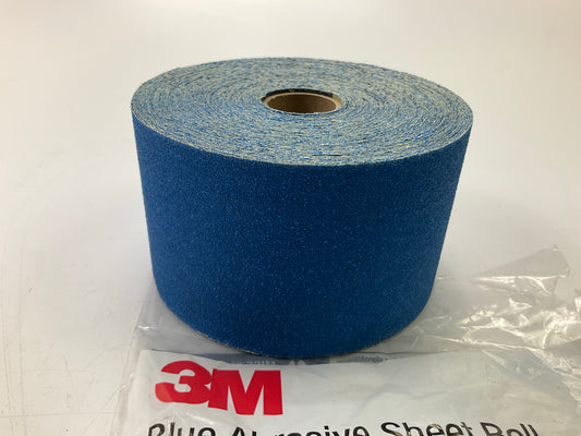3M 36217 Stikit Blue Abrasive Sheet Roll, 2.75'' X 20 Yd, 80 Grade