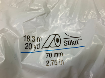 3M 36217 Stikit Blue Abrasive Sheet Roll, 2.75'' X 20 Yd, 80 Grade