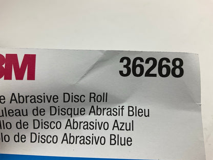 3M 36268 Stikit Blue Abrasive Sanding Disc Roll 5'', Grit: P180, Qty.100 Discs