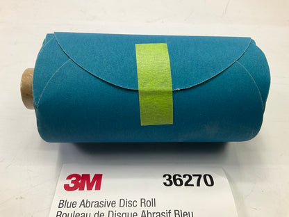 3M 36270 Stikit Blue Abrasive Disc Roll 321U, 5 In, 240 Grade, Roll Of 100 Discs