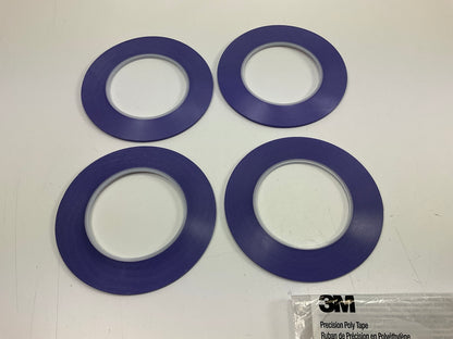 (4) Rolls - 3M 36350 Precision Poly Tape, 3 Mm X 55 M (0.12 In X 60.15 Yd)