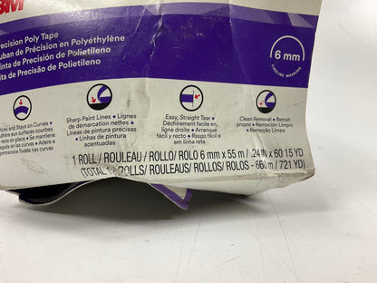 (12) Rolls - 3M 36351 6mm Fineline Precision Poly Tape 6mm X 60 Yard