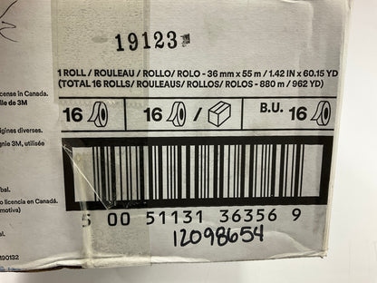 3M 36356 Precision Poly Tape, 36mm X 55 M (1.42 In X 60.15 Yard) - 16 Rolls
