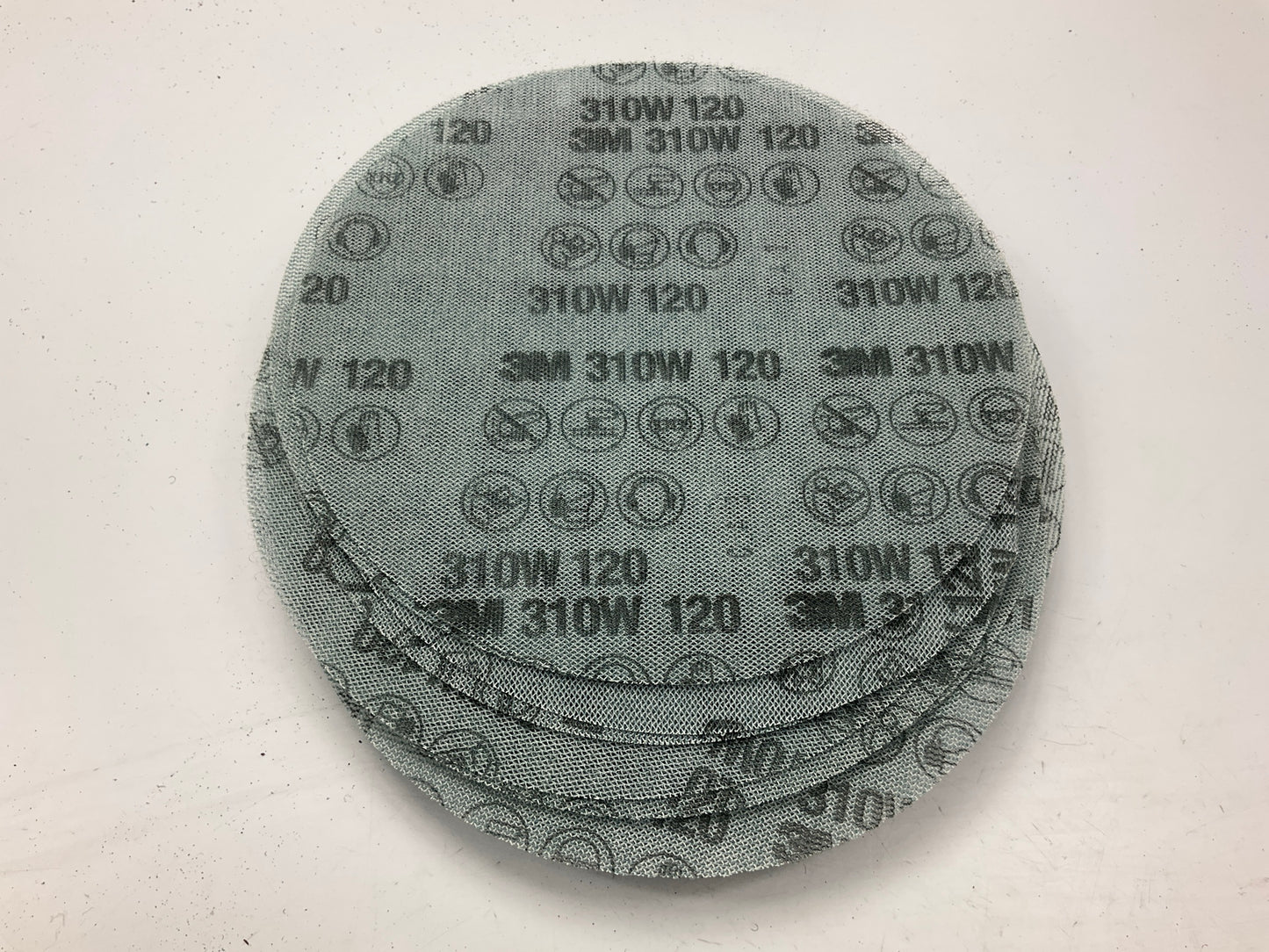 3M 36412 Abrasive Blue Net Sanding Disc 120 Grit, 8'',  25 / Pack