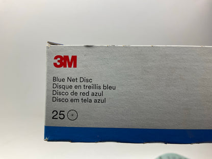 3M 36413 150 Grit 8'' Blue Net Sanding Abrasive Discs - Pack Of 25
