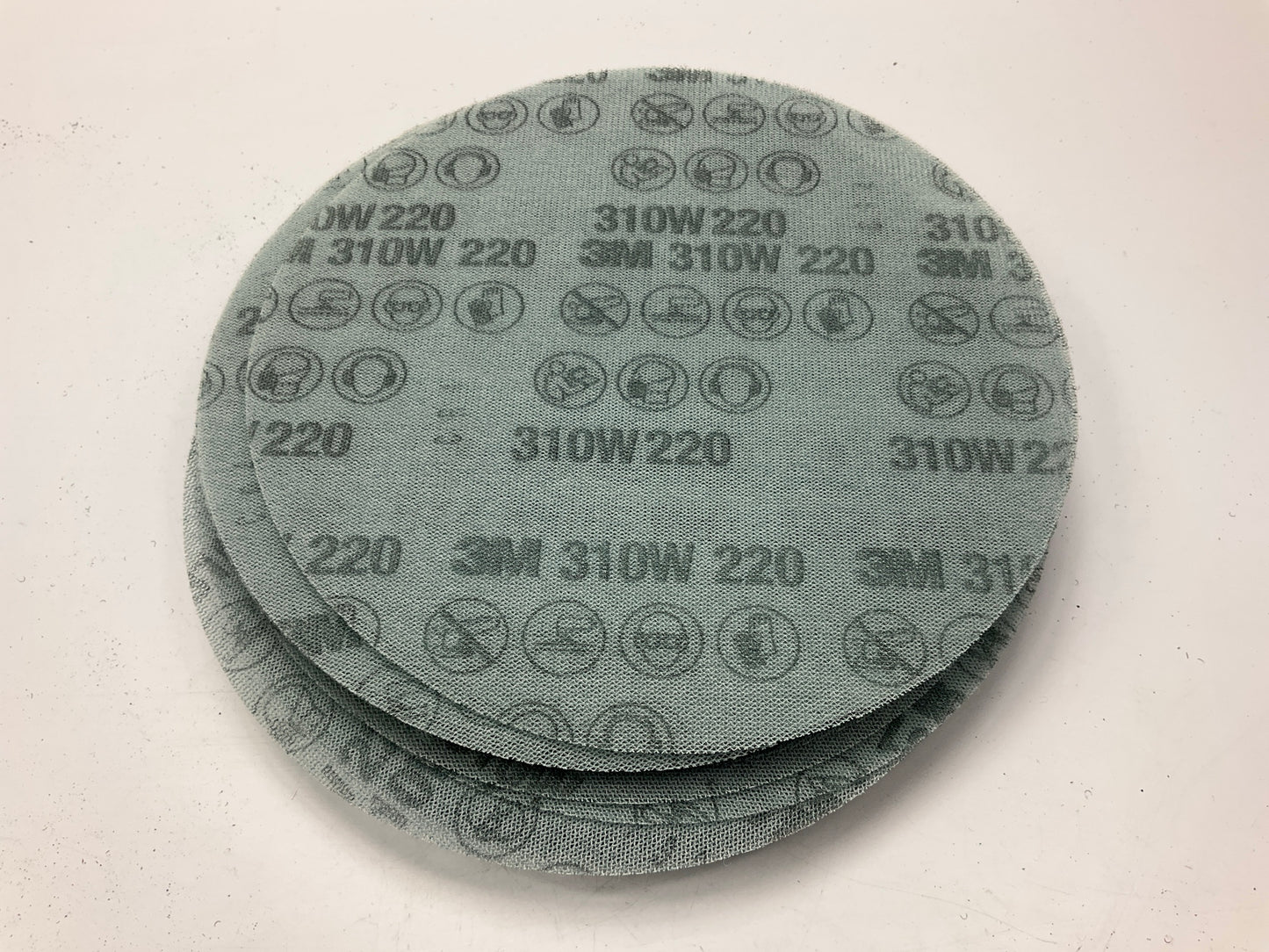 3M 36415 Abrasive Blue Net Sanding Disc, 220 Grit, 8'' Diameter, 25 / Pack