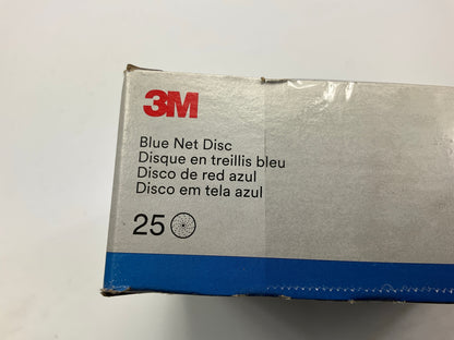 3M 36416 Replacement Abrasive Blue Net Sanding Disc, 240 Grit, 8'', 25 / Pack