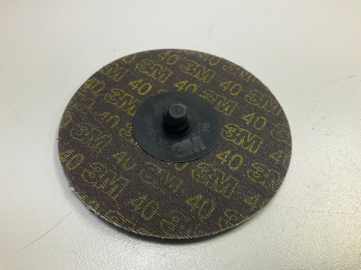 3M 36534 Green Corps Roloc Disc, TR, 3'' X 40 Grit, Pack Of 25 Surface Prep Discs