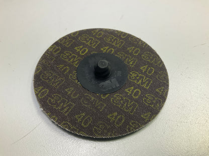 3M 36534 Green Corps Roloc Disc, TR, 3'' X 40 Grit, Pack Of 25 Surface Prep Discs