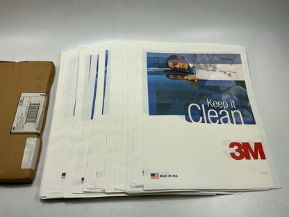 3M 36901 Interior Protection 17''x 19'' Automotive Paper Floor Mat (250/Pack)