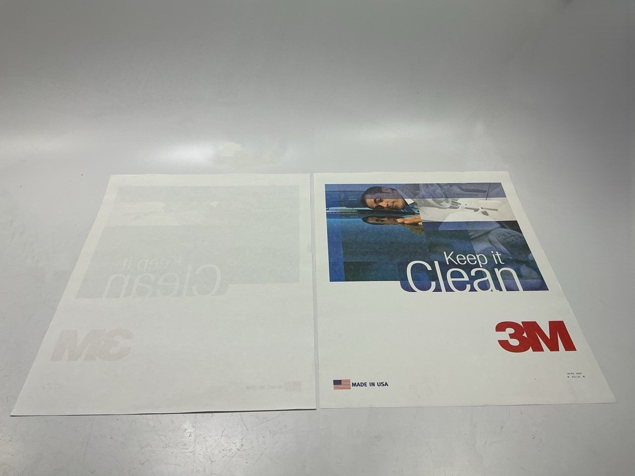 3M 36901 Interior Protection 17''x 19'' Automotive Paper Floor Mat (250/Pack)