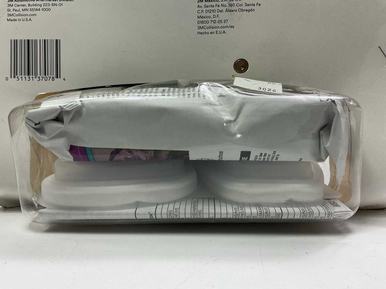 3M 37078 Half Facepiece Respirator Silicone Mask OV / P95 Size Medium 01-2028