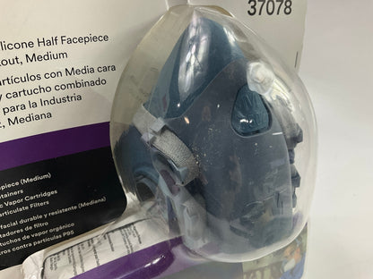 3M 7502 37082 Cool Flow Reusable Half Face Mask Respirator Facepiece MEDIUM 2029