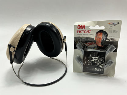 3M 37211 Face Shield Worker Safety Kit W/ Policarbonate Faceshield, Earmuffs