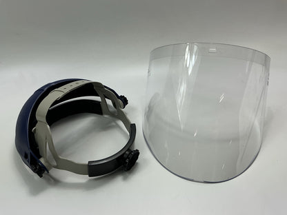 3M 37211 Face Shield Worker Safety Kit W/ Policarbonate Faceshield, Earmuffs