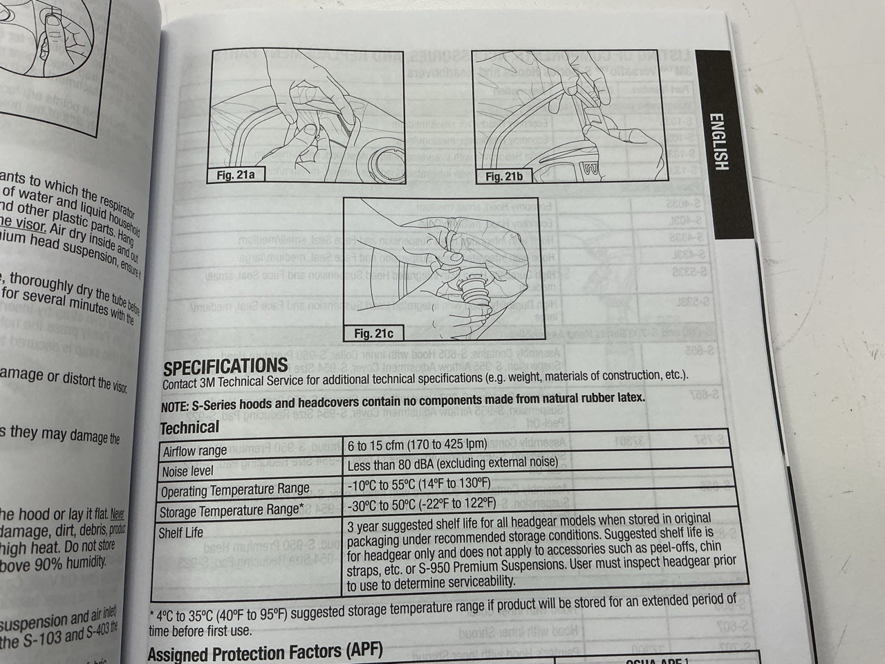 3M 37301 S-757 Versaflo Painters Hood Assembly With Inner Shroud & Head Strap