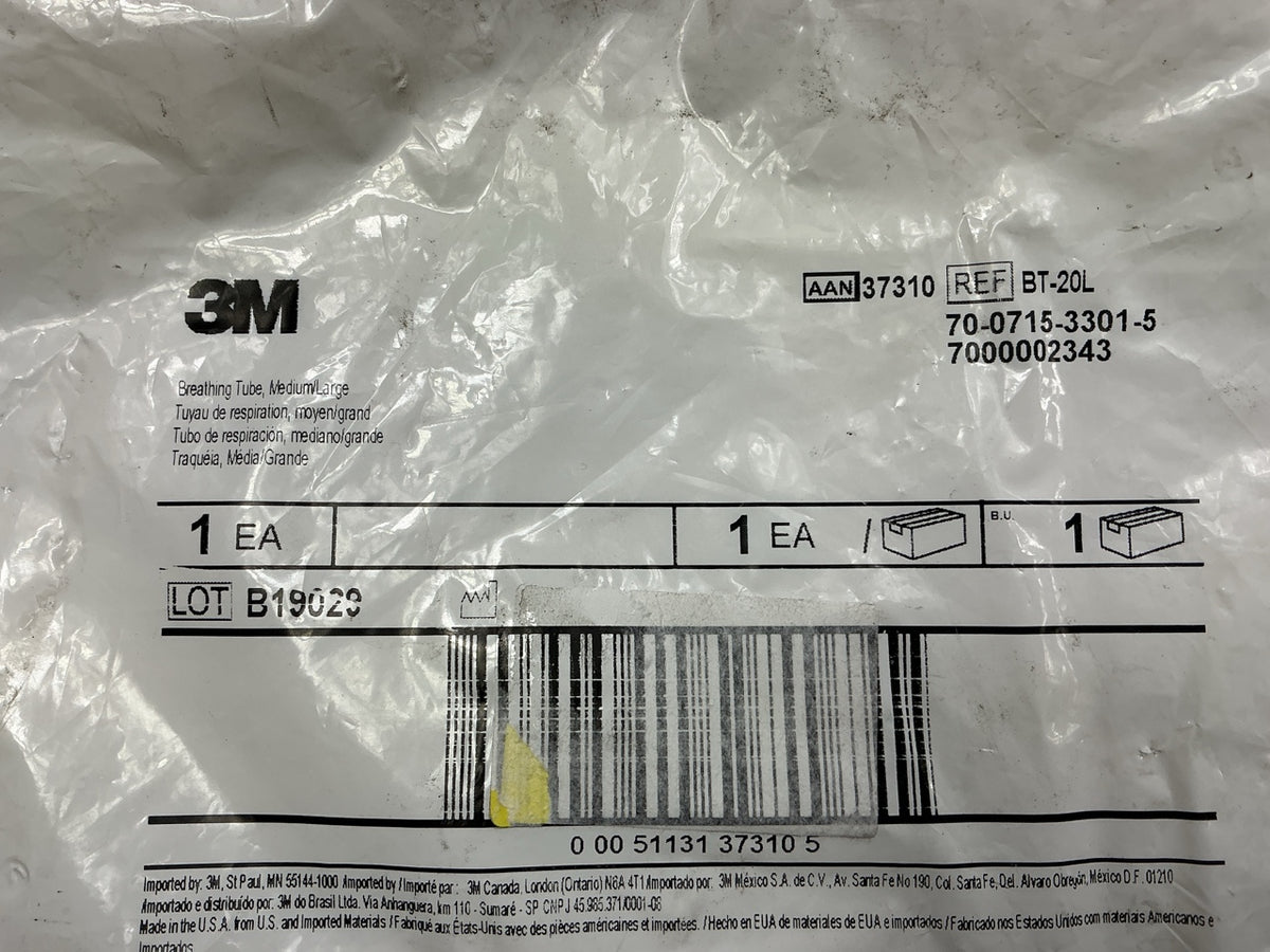 INCOMPLETE, AS IS  3M 37310 Versaflo Breathing Tube TR-300 AP-600 Portable Panel