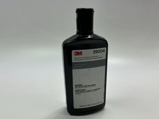 3M 39004 Super Duty Rubbing Compound, Heavy Cut, 16 Fl Oz