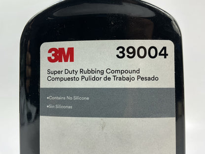 3M 39004 Super Duty Rubbing Compound, Heavy Cut, 16 Fl Oz