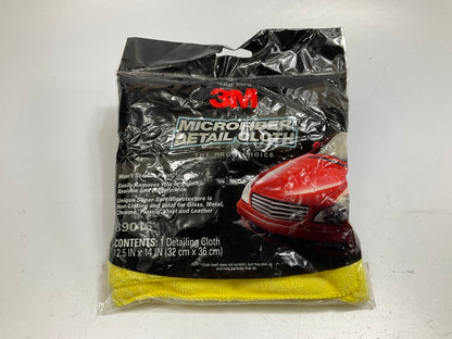 3M 39016 Microfiber Detail Cloth 12.5'' X 14'' Non Scratching For Paint, Dash Trim