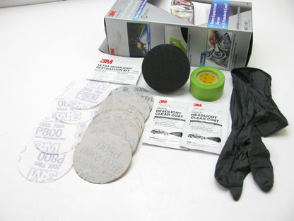 3M 39195 Ultra Headlight Restoration Kit, Easy Heavy-Duty Lamp Restoration