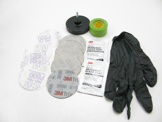 3M 39195 Ultra Headlight Restoration Kit, Easy Heavy-Duty Lamp Restoration