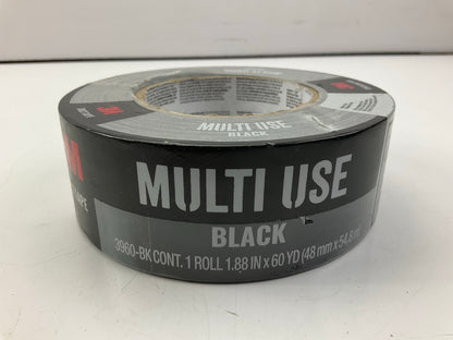 3M 3960-BK 1 Roll Multi Use BLACK Tape - 1.88 Inches By 60 Yards
