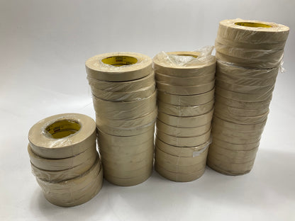 Large Lot Of Assorted 3M Masking Tape & Glass Cloth Tape Rolls