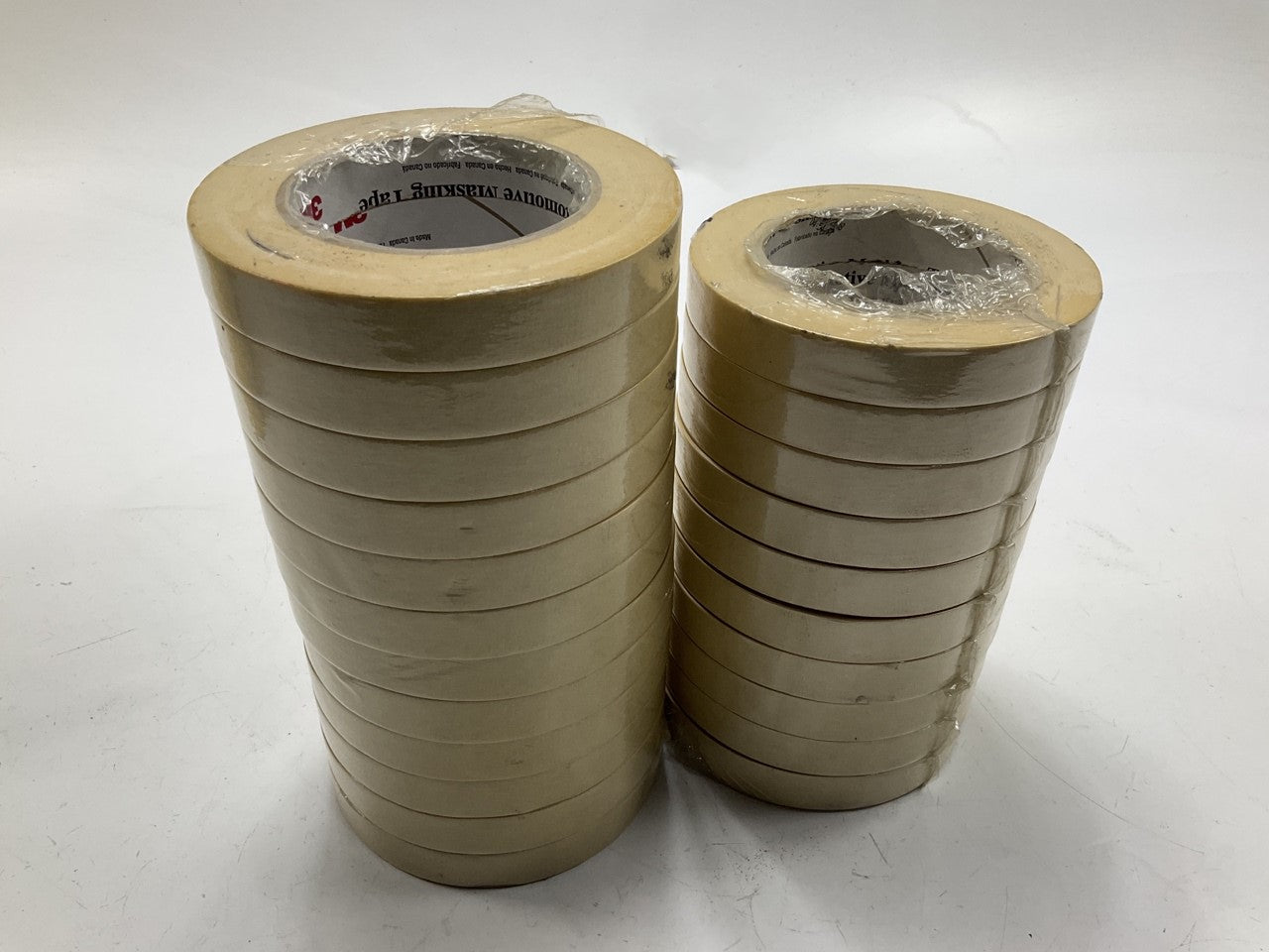 Large Lot Of Assorted 3M Masking Tape & Glass Cloth Tape Rolls