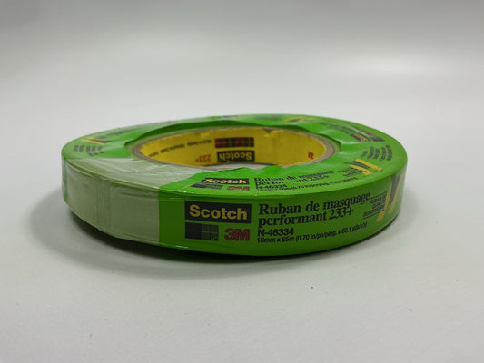 3M 46334 Scotch 18mm X 55m 233+ Performance Masking Tape