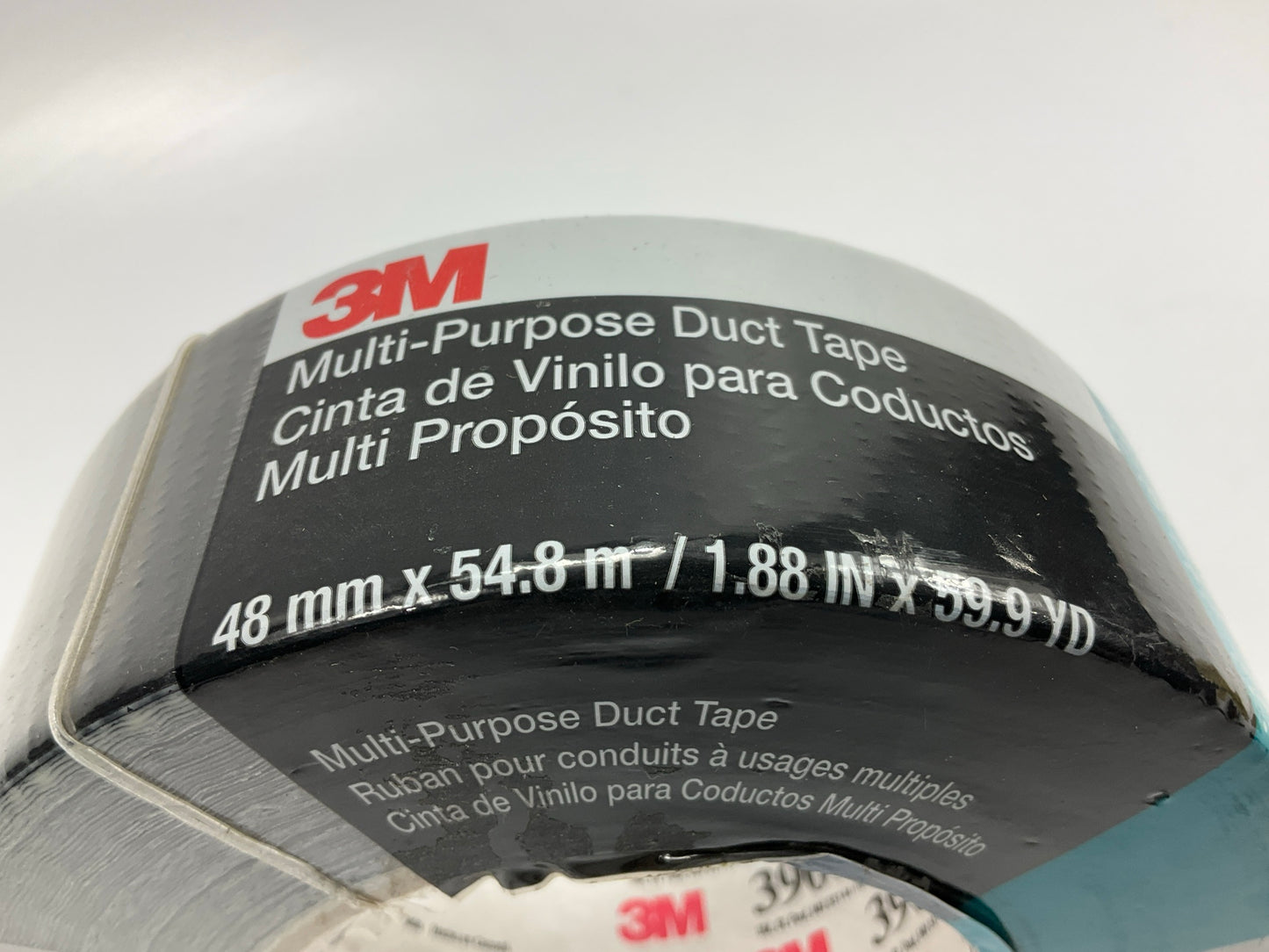 3M 49833 Black Multi-Purpose Duct Tape; 48mm X 54.8m / 1.88'' X 60 Yard