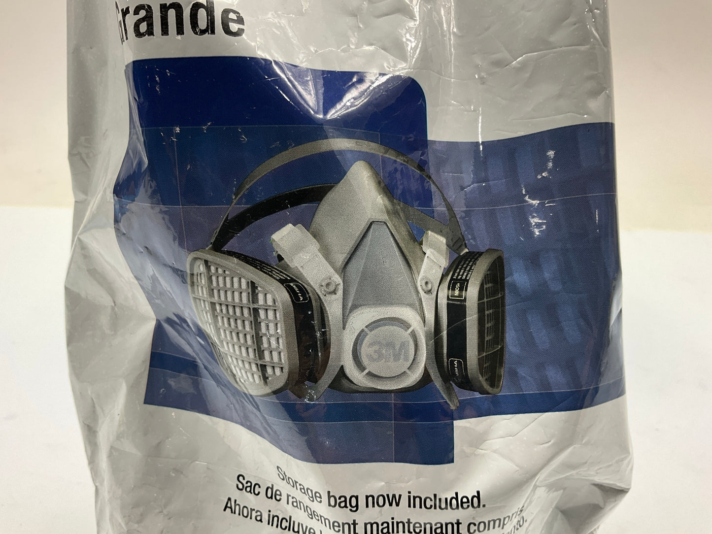 02/26 3M 5301 Half Facepiece Disposable Organic Vapor Respirator Mask, Large