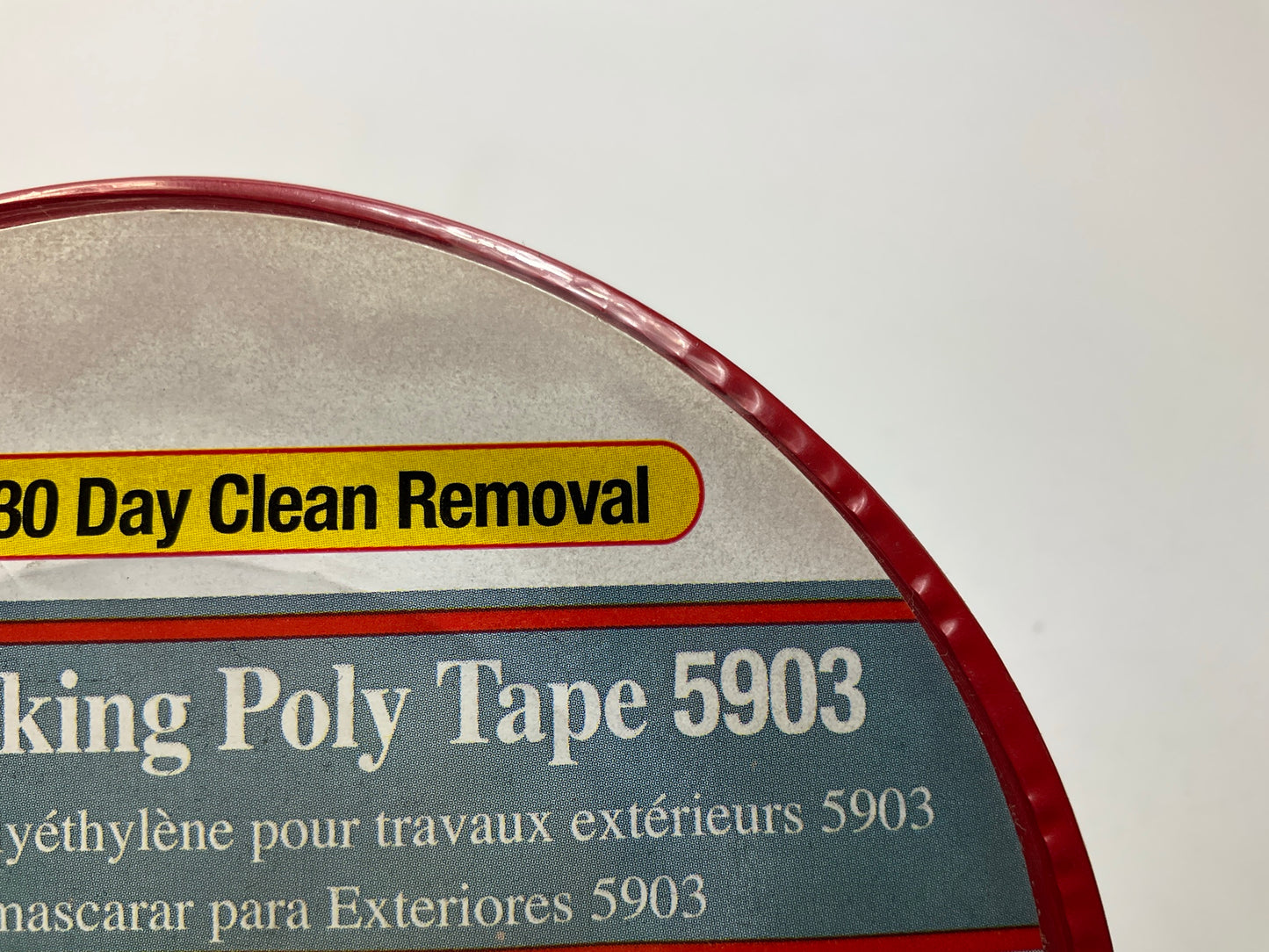 3M 5903 Outdoor Masking Poly Tape Red, 1.88''x60 Yard (48 Mm X 54.8 M) 7.5 Mil