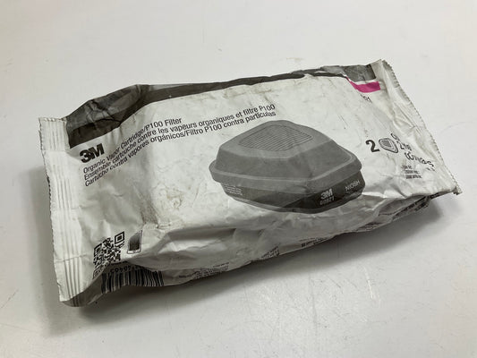 3M 60921 P100 Respirator Organic Vapor Replacement Cartridge Filter 06.2025 EXP.