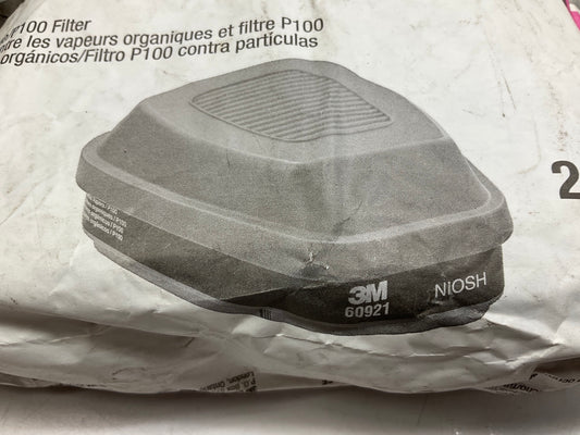3M 60921 P100 Respirator Organic Vapor Replacement Cartridge Filter 06.2025 EXP.