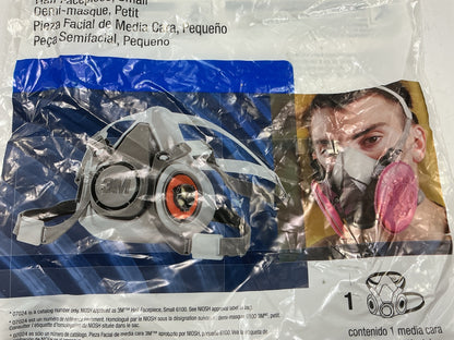 3M 6100/07024 Reusable Half Facepiece Mask Respirator, Size Small