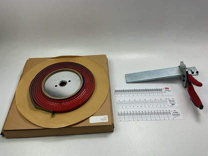 3M 61404 Wheel Weight System Roll + 61479 Universal Cutting Tool W/ TN252 Stand